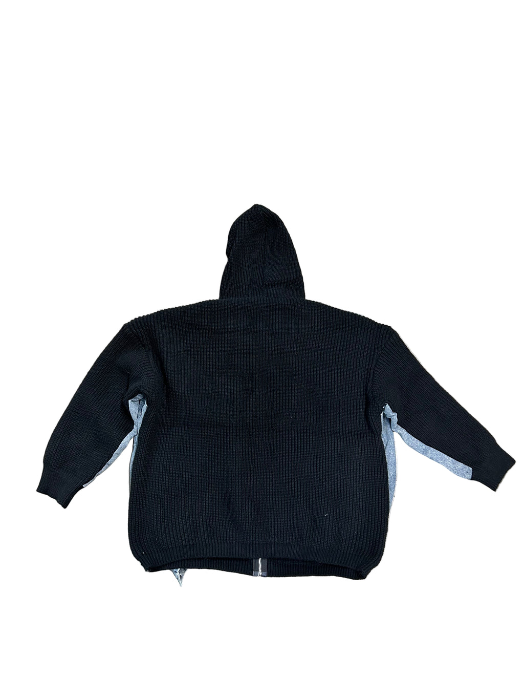 knitted vest jean jacket