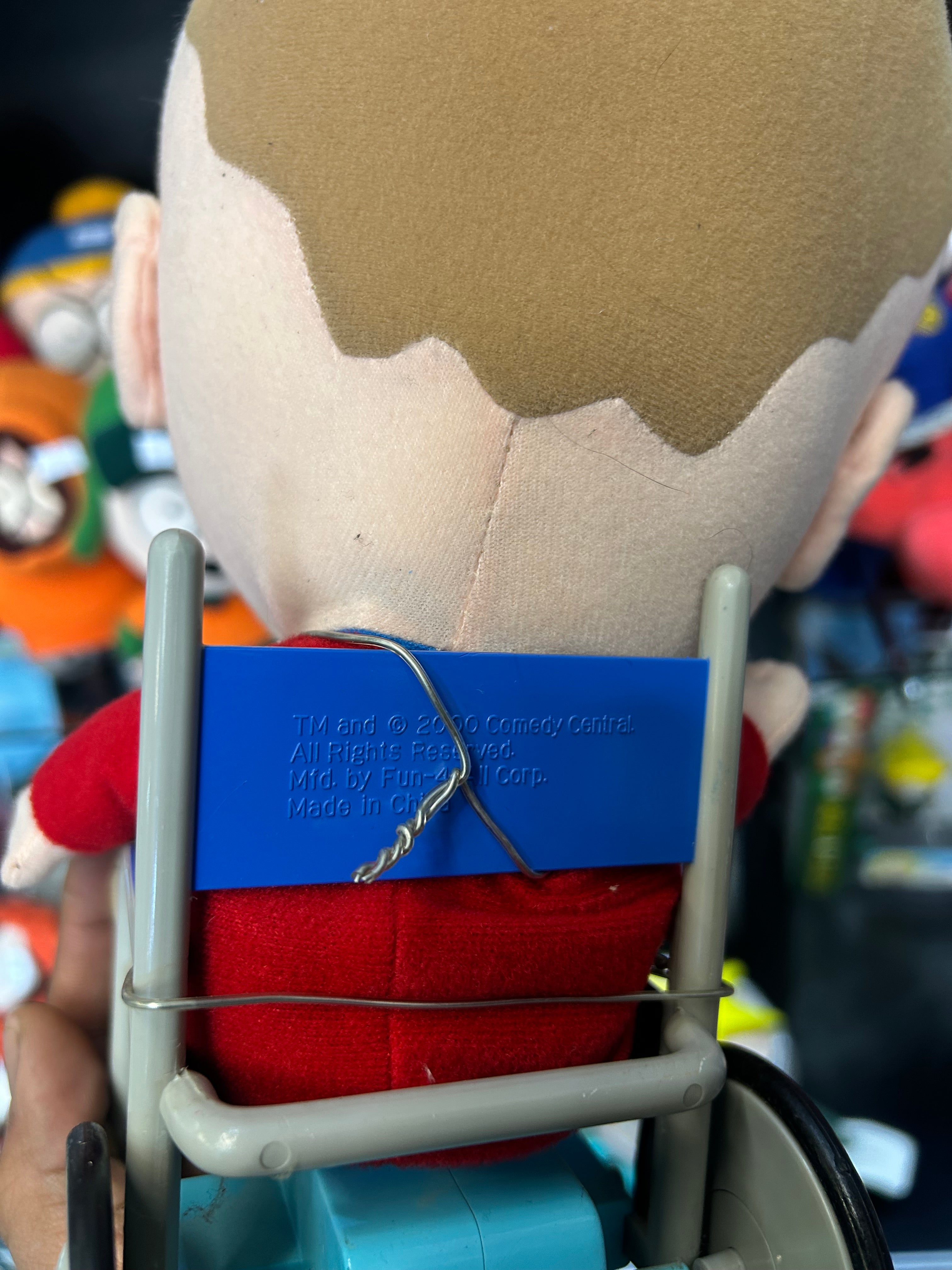South Park 12" Talking Timmy With Wheelchair Plush 2000