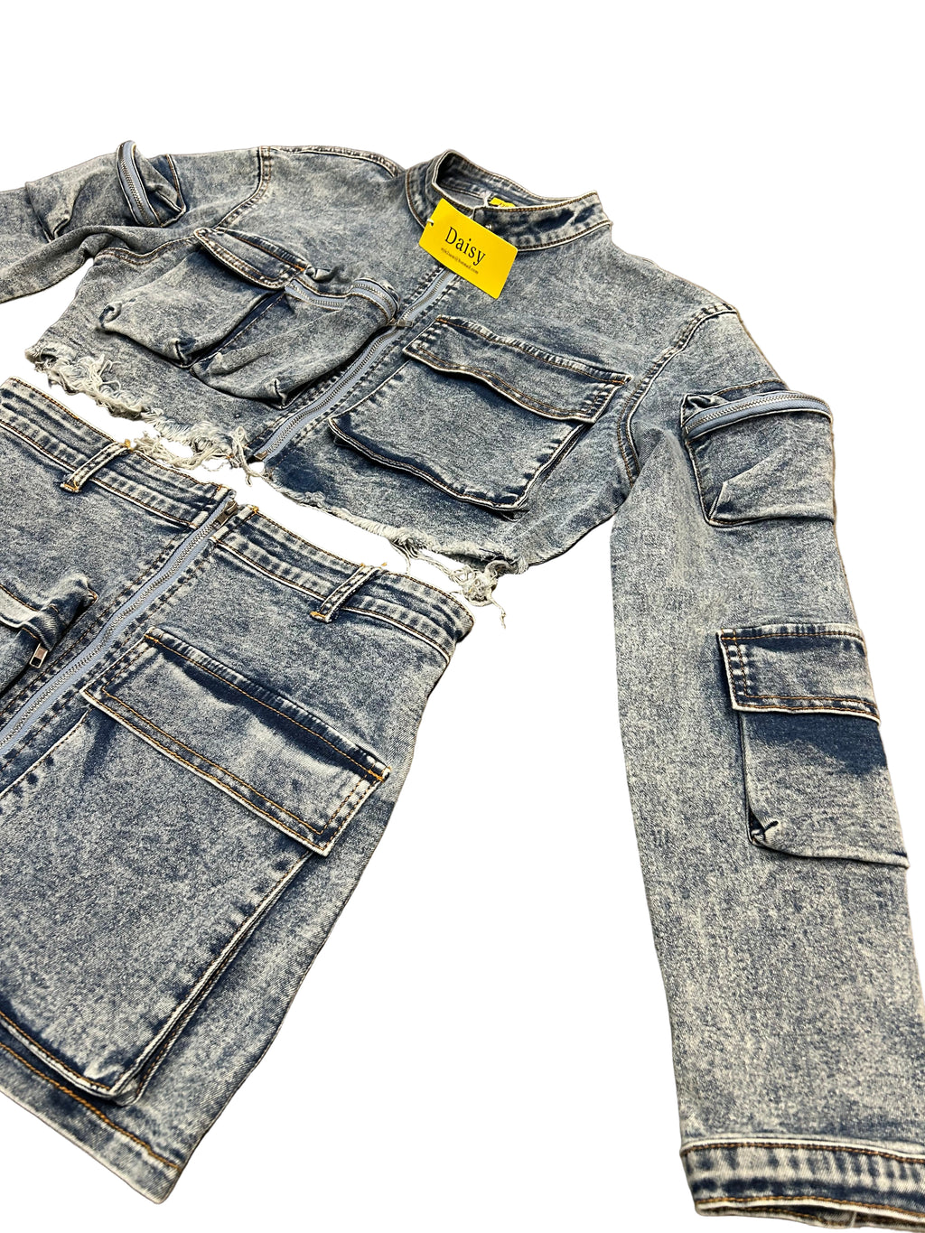 WOMEN Denim skirt 2 piece