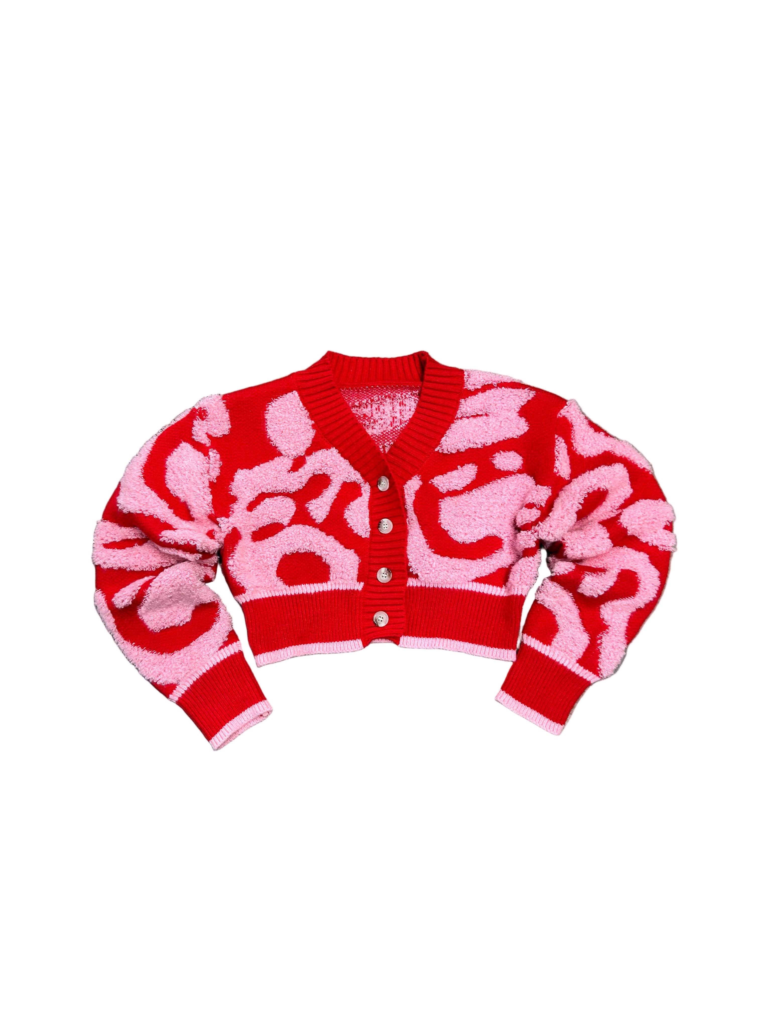 WOMENS Knitted Cropped Cardigan