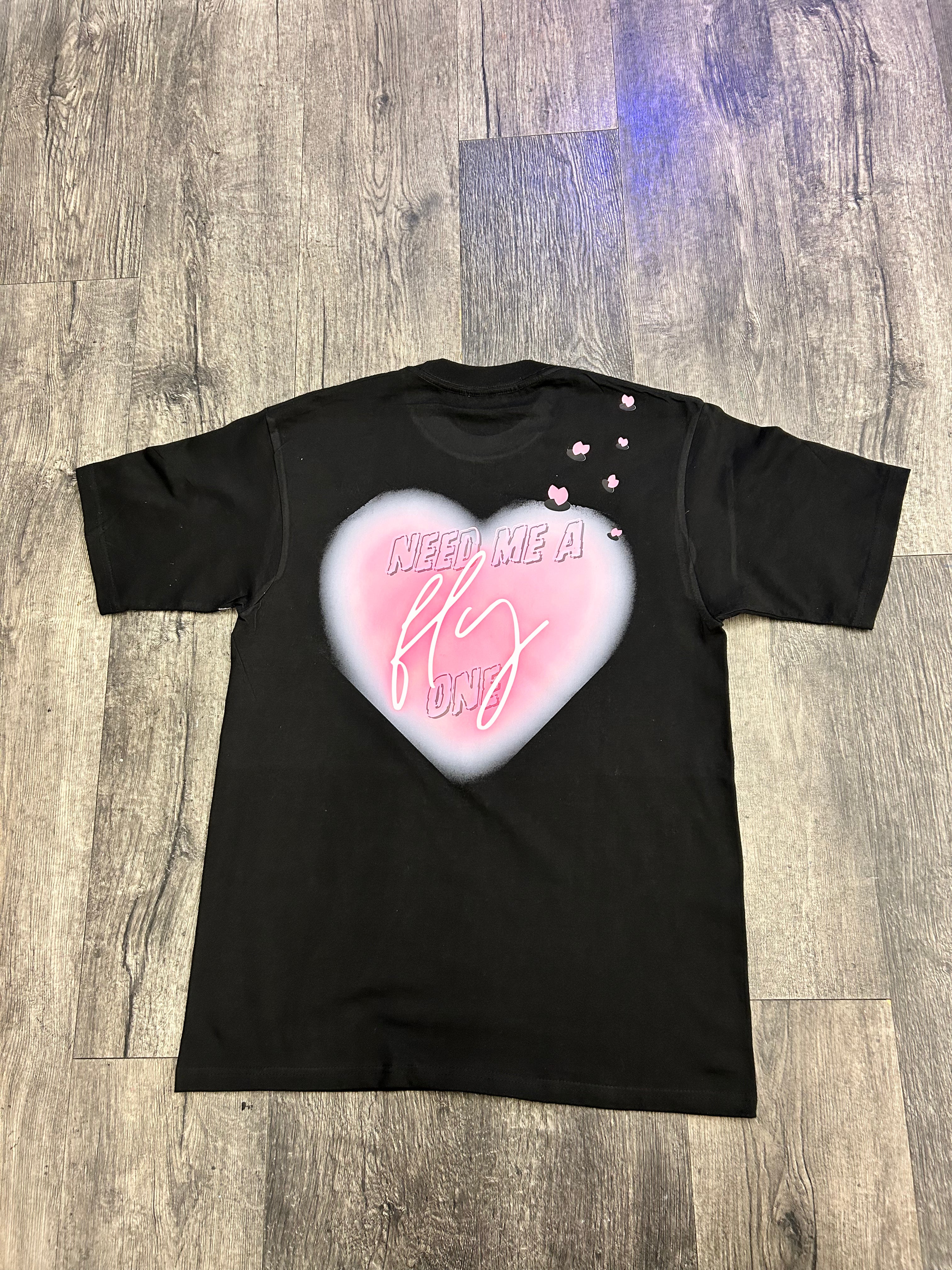 VALENTINE TEE (need me a fly to one)