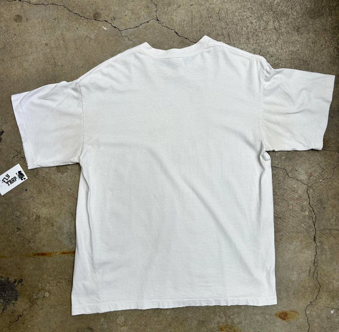 Beavis and Butt-Head Frog Baseball White 1994 Vintage T-Shirt Single Stitch