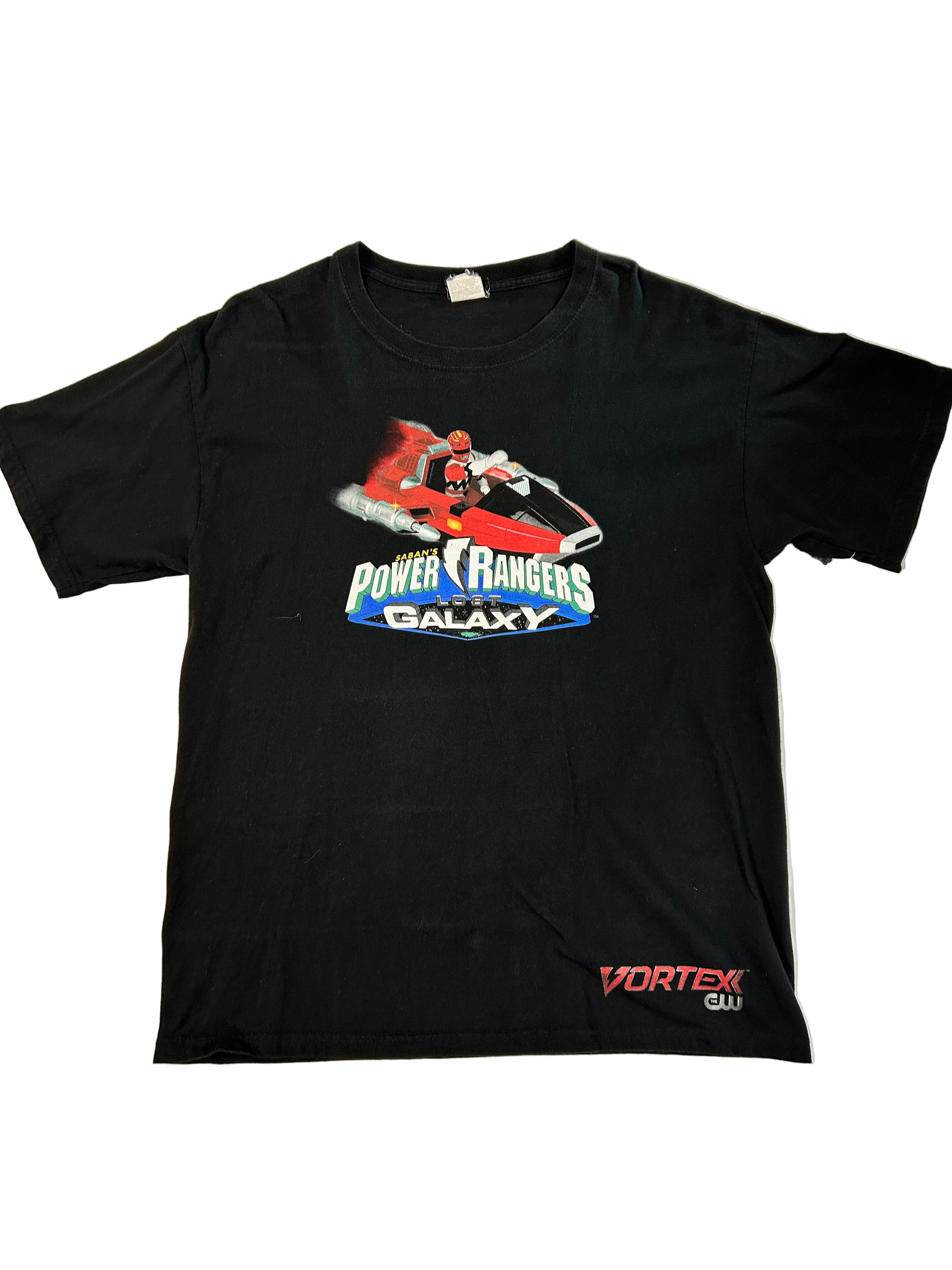 Vintage Power Rangers Galaxy T-Shirt - Red Ranger - Vortex