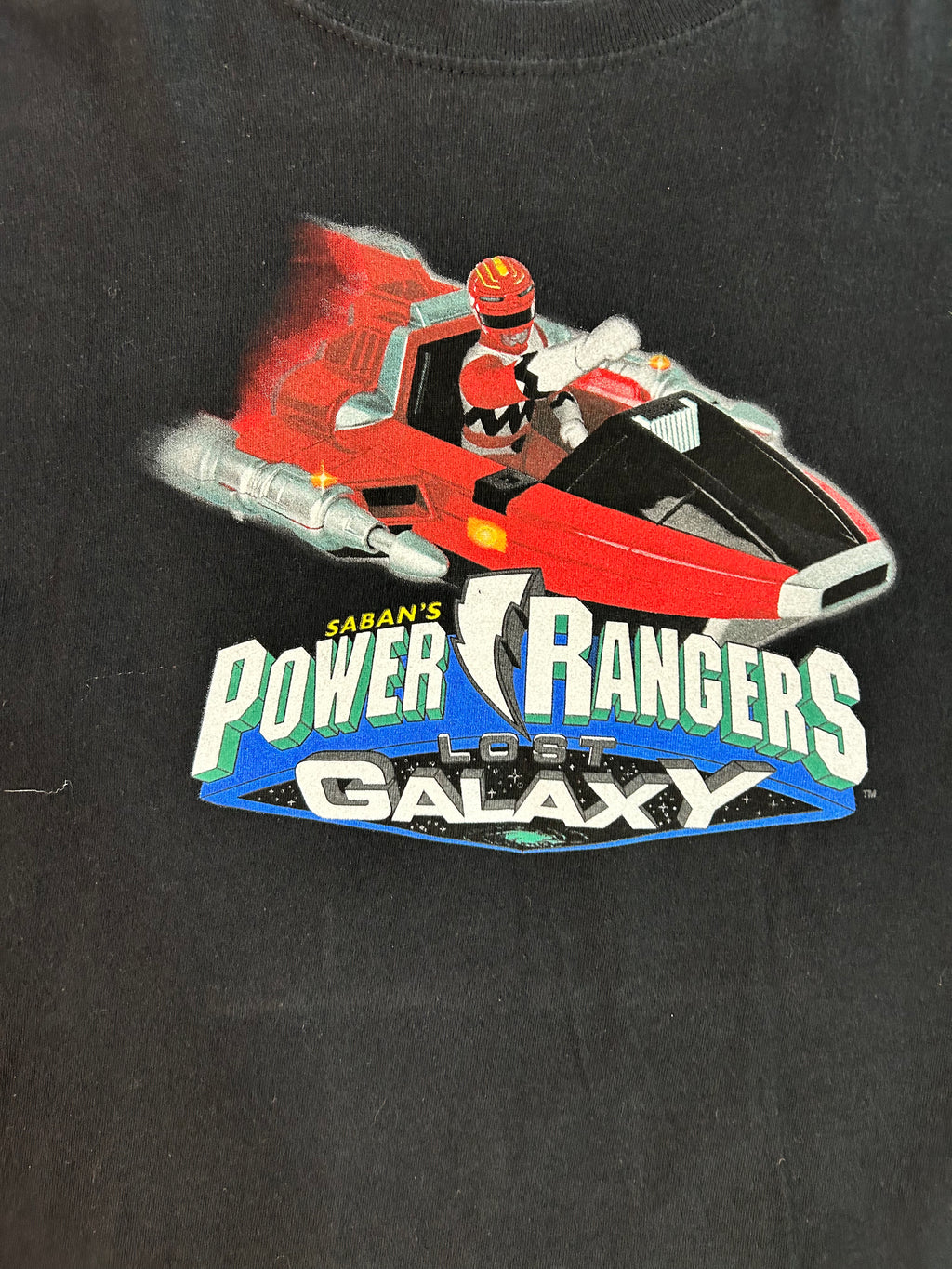 Vintage Power Rangers Galaxy T-Shirt - Red Ranger - Vortex