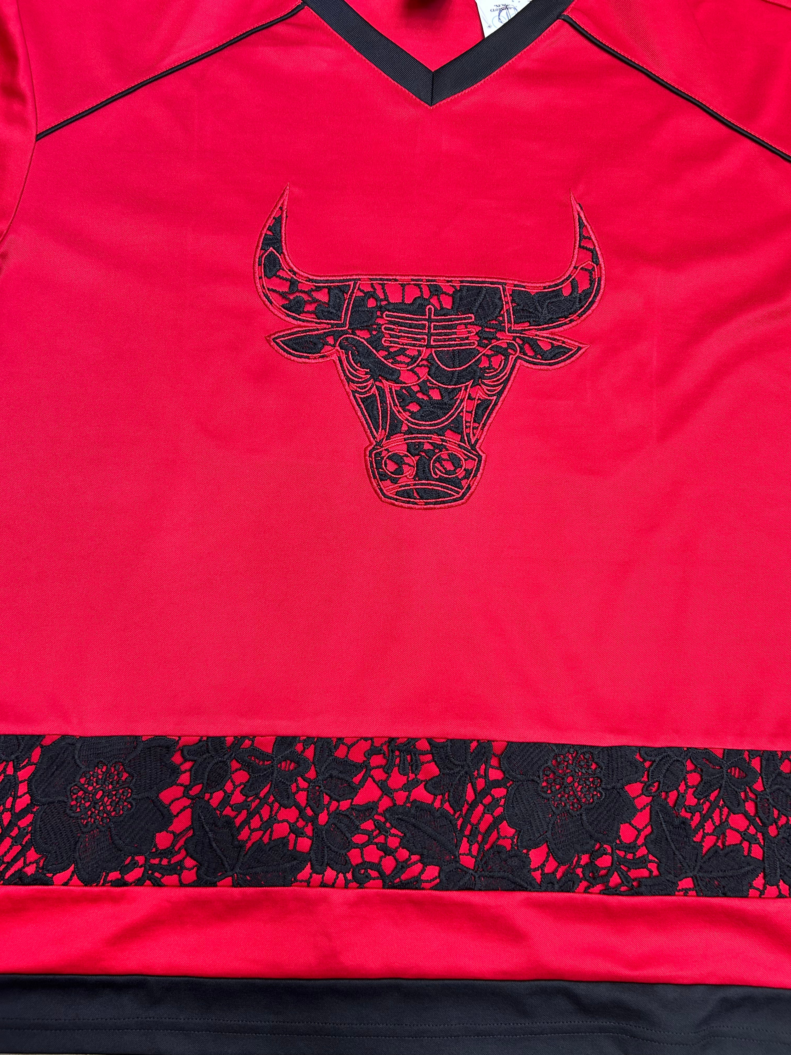Chicago Bulls hockey-style jersey