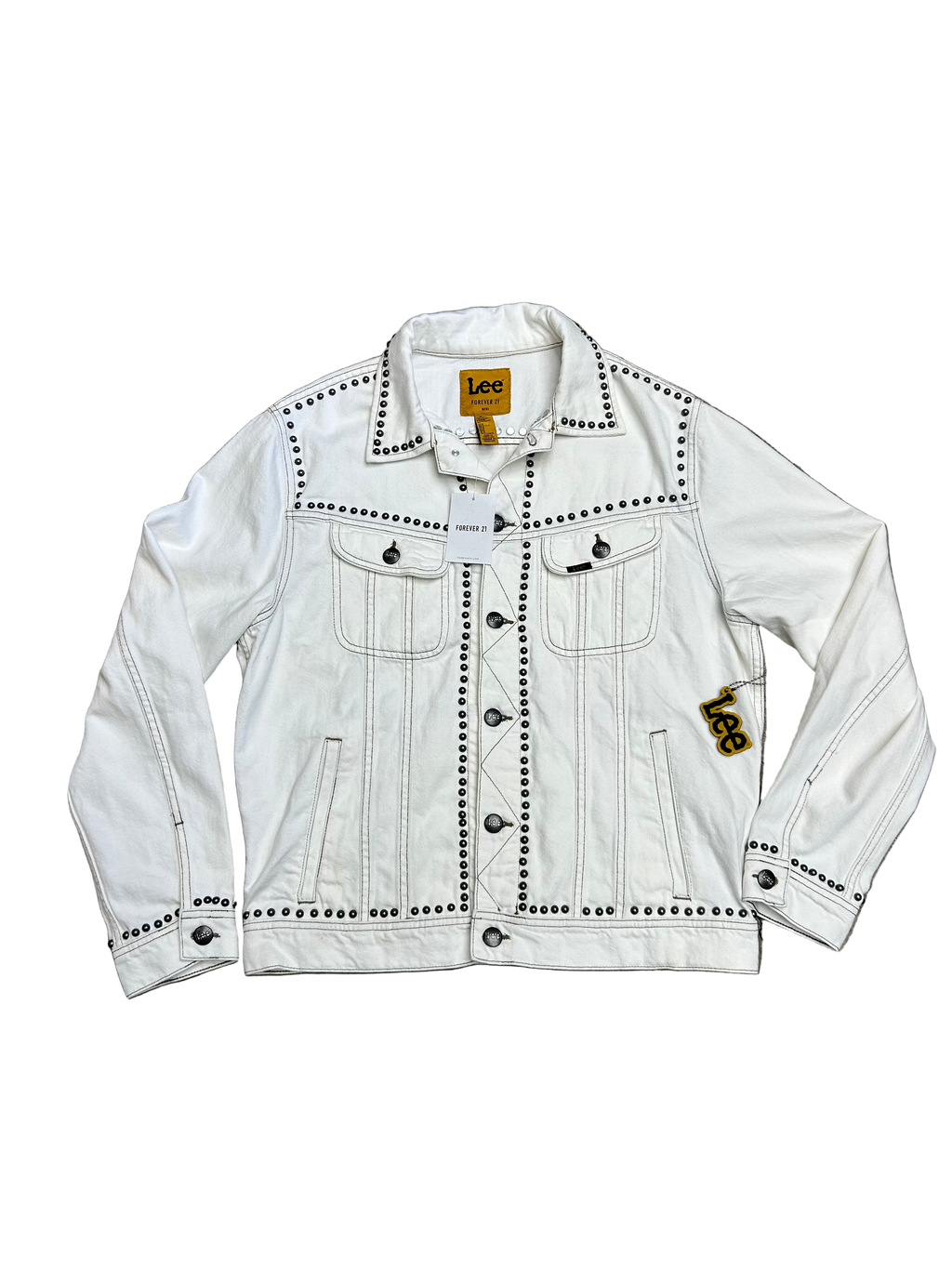 LEE X FOREVR 21 STUDDED DENIM JACKET