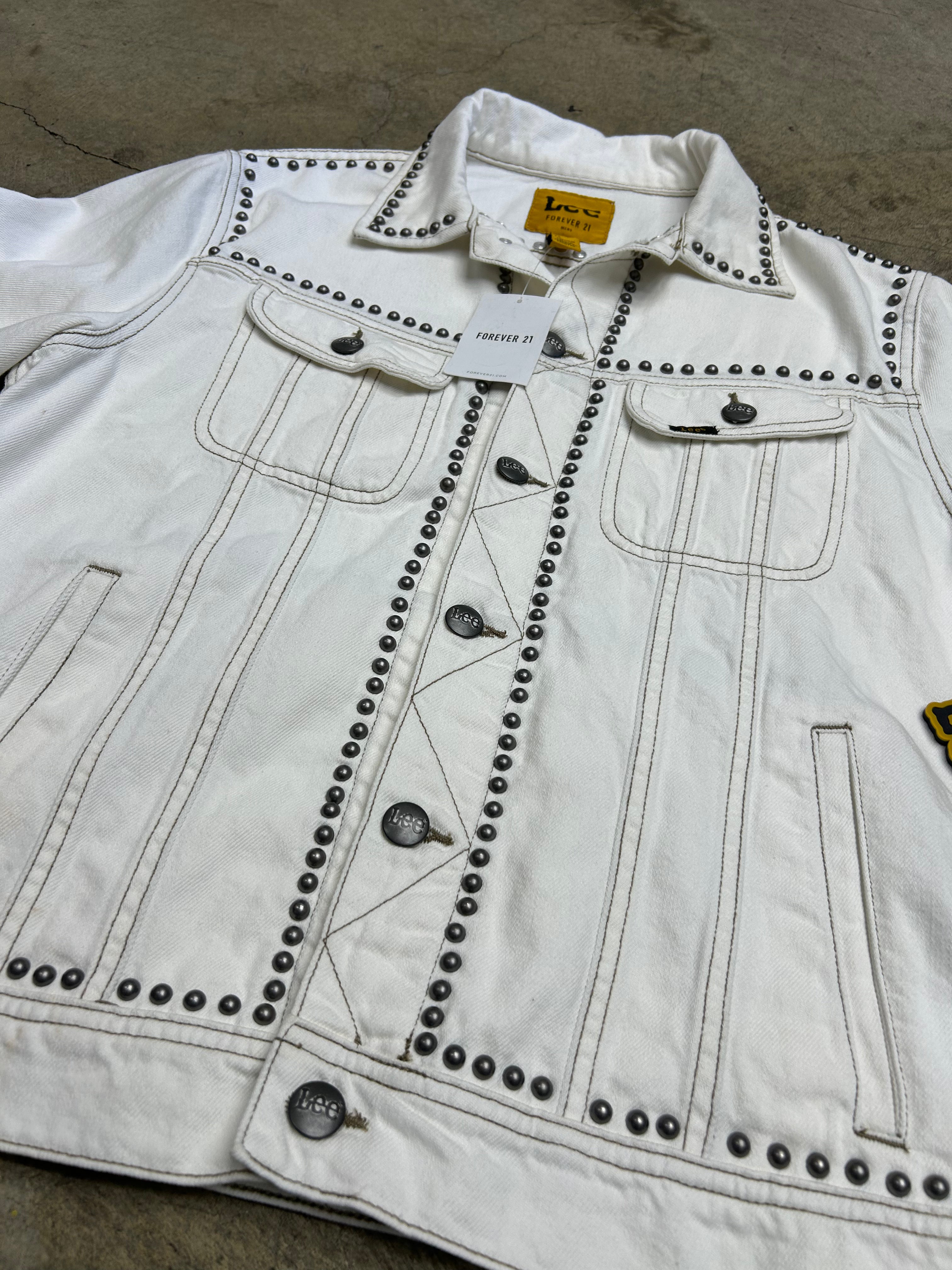 LEE X FOREVR 21 STUDDED DENIM JACKET