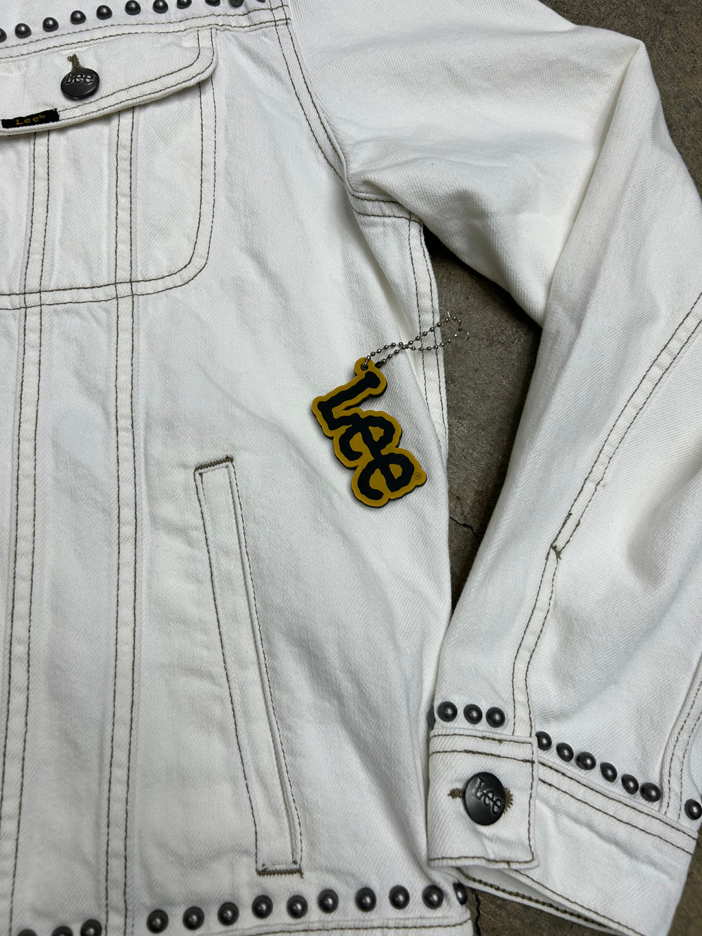 LEE X FOREVR 21 STUDDED DENIM JACKET