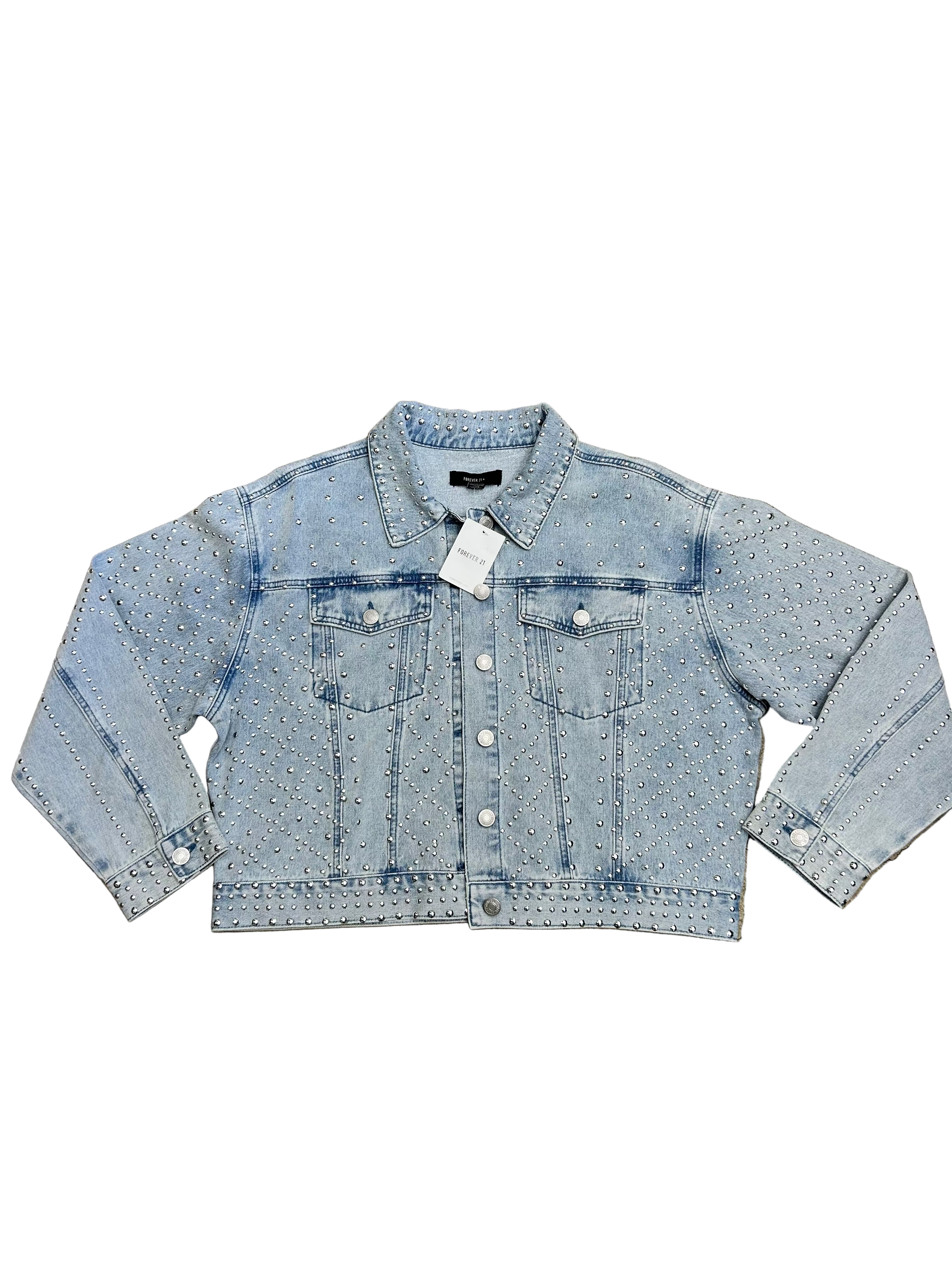 WOMENS FOREVER 21 STUDDED JACKET