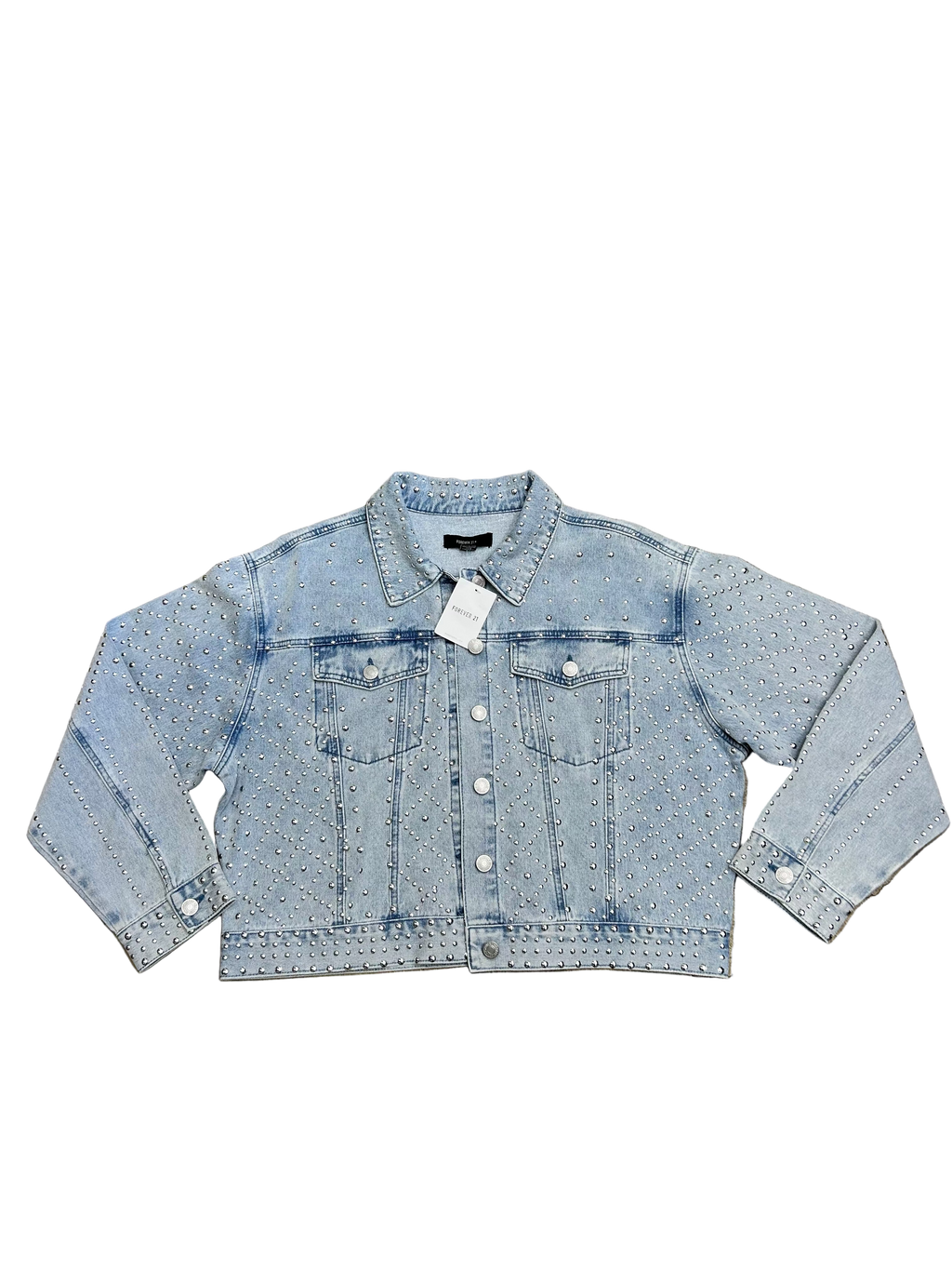 WOMENS FOREVER 21 STUDDED JACKET