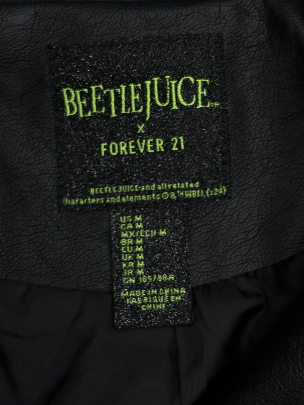 WOMENS BEETLEJUICE X FOREVER 21 JACKET