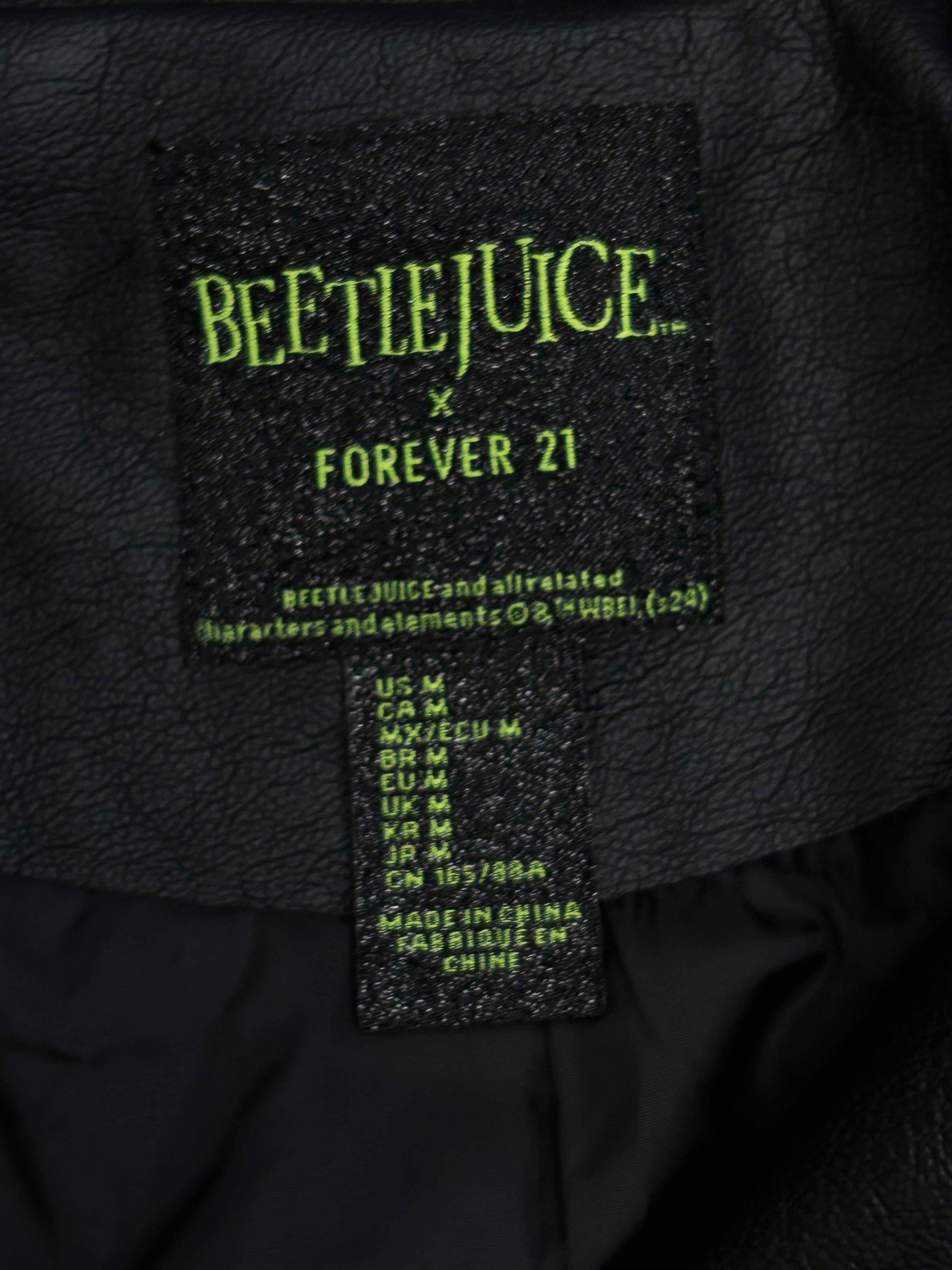 WOMENS BEETLEJUICE X FOREVER 21 JACKET