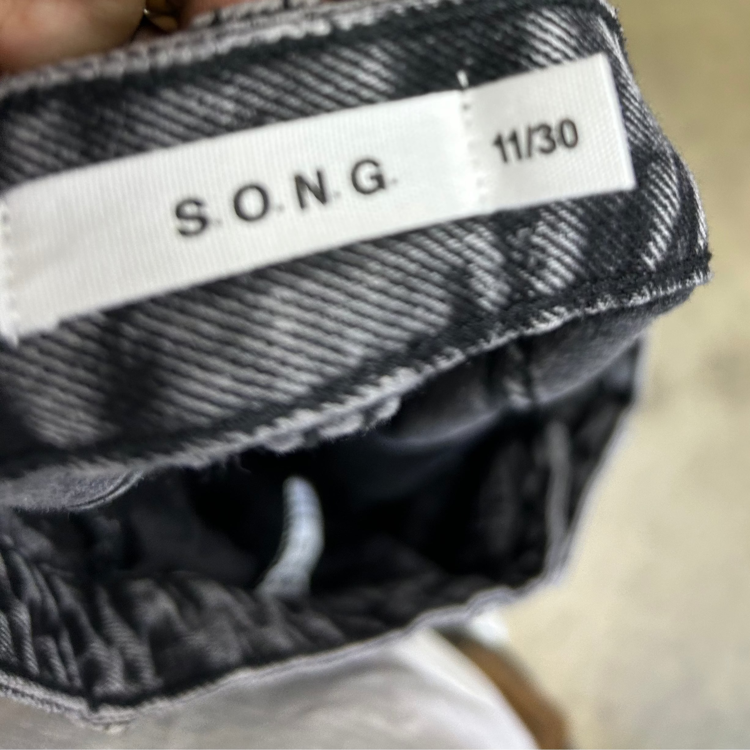 WOMENS WIDE LEG GREY DENIM