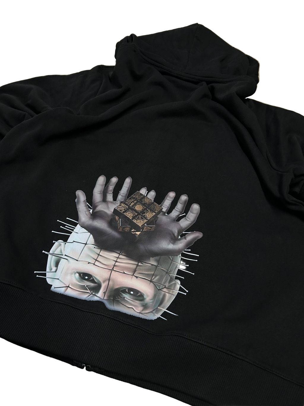 PIN HEAD custom zip up with pearls