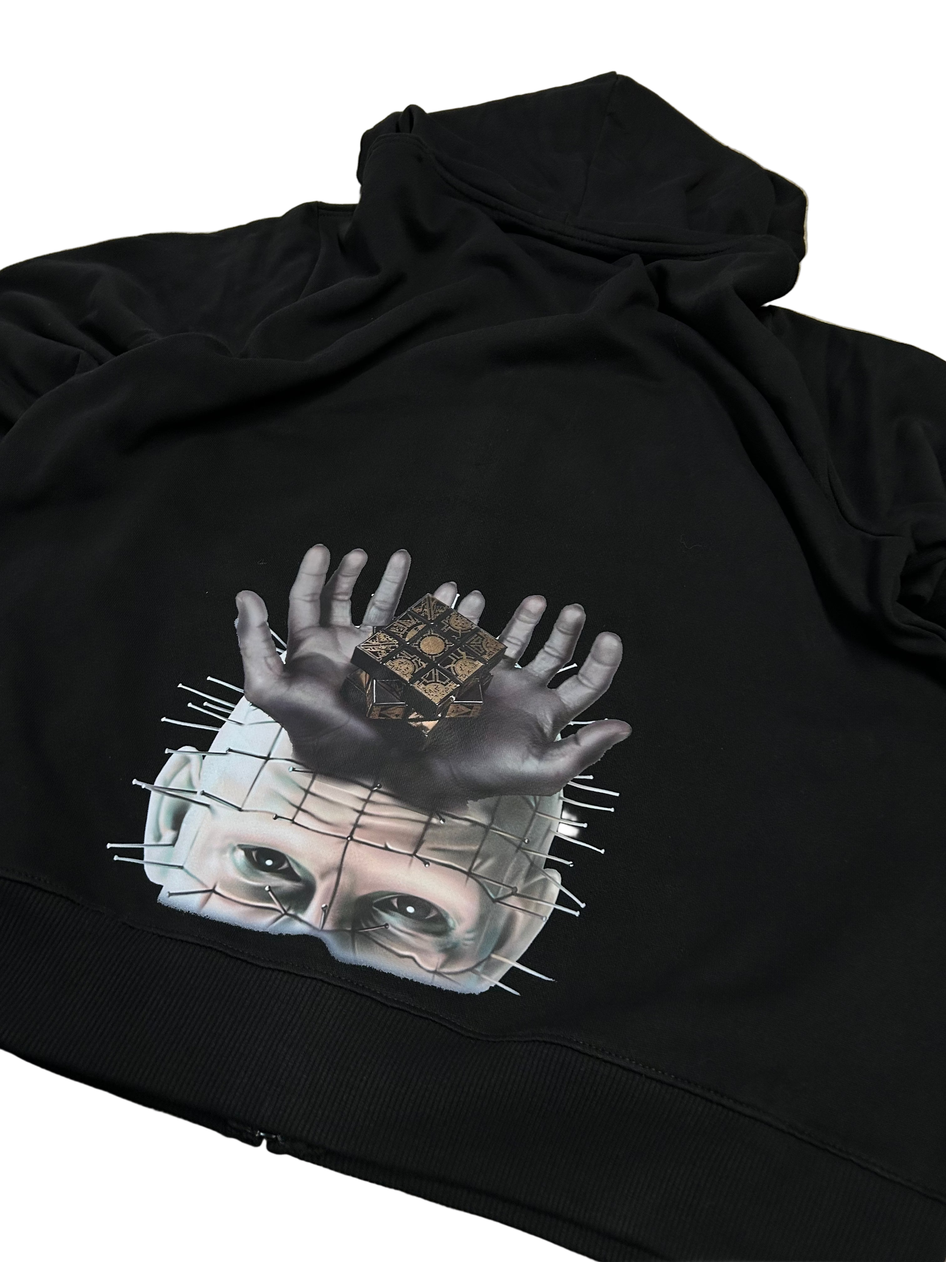 PIN HEAD custom zip up with pearls