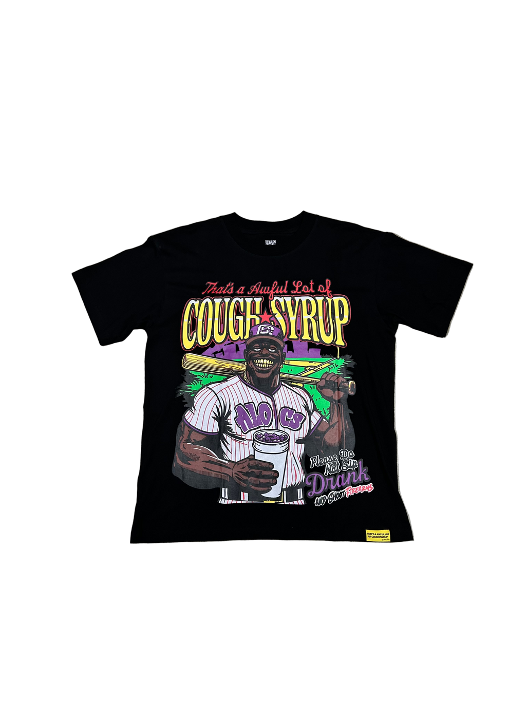 ALCOS BASEBALL T-SHIRT BLACK