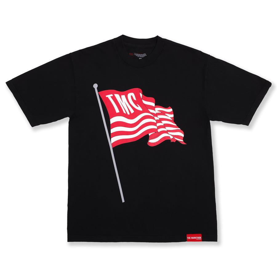 TMC FLAG POST T-SHIRT - BLACK