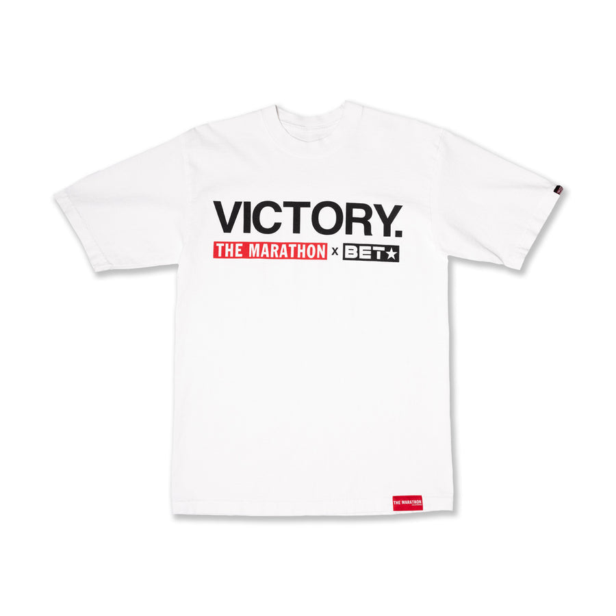 TMC X BET "VICTORY" T-SHIRT - WHITE