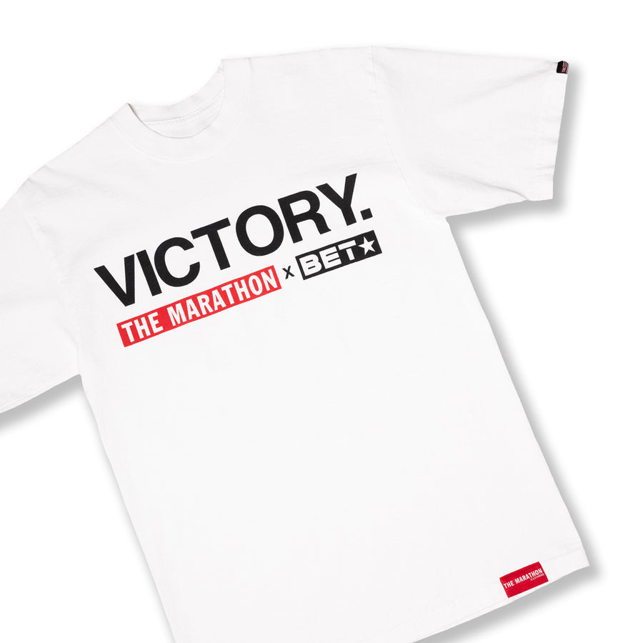 TMC X BET "VICTORY" T-SHIRT - WHITE