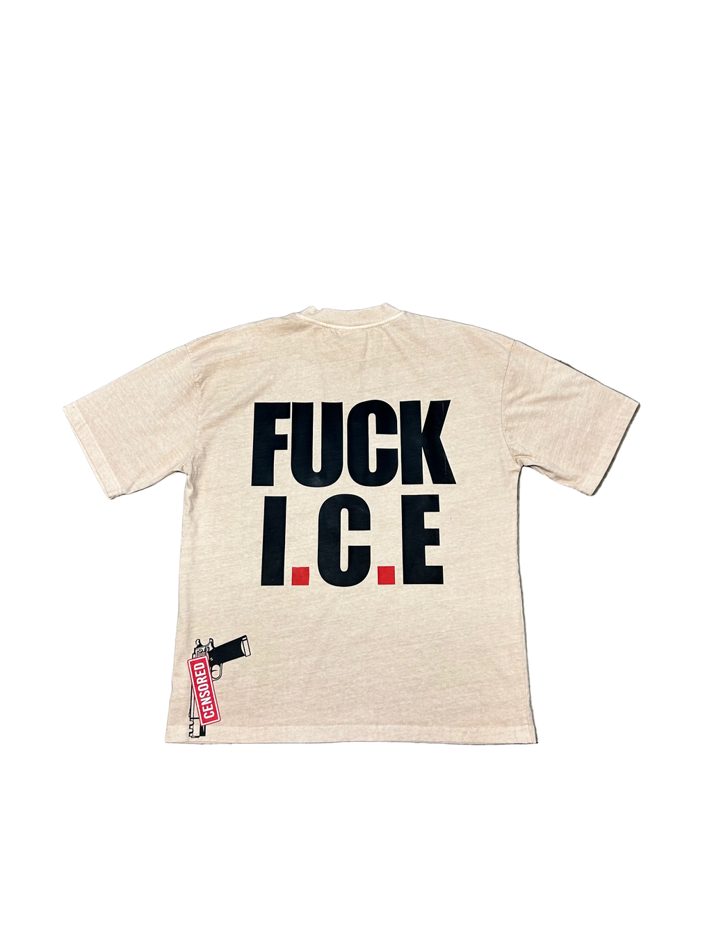 FUCK ICE HEAVY WEIGHT T-SHIRT