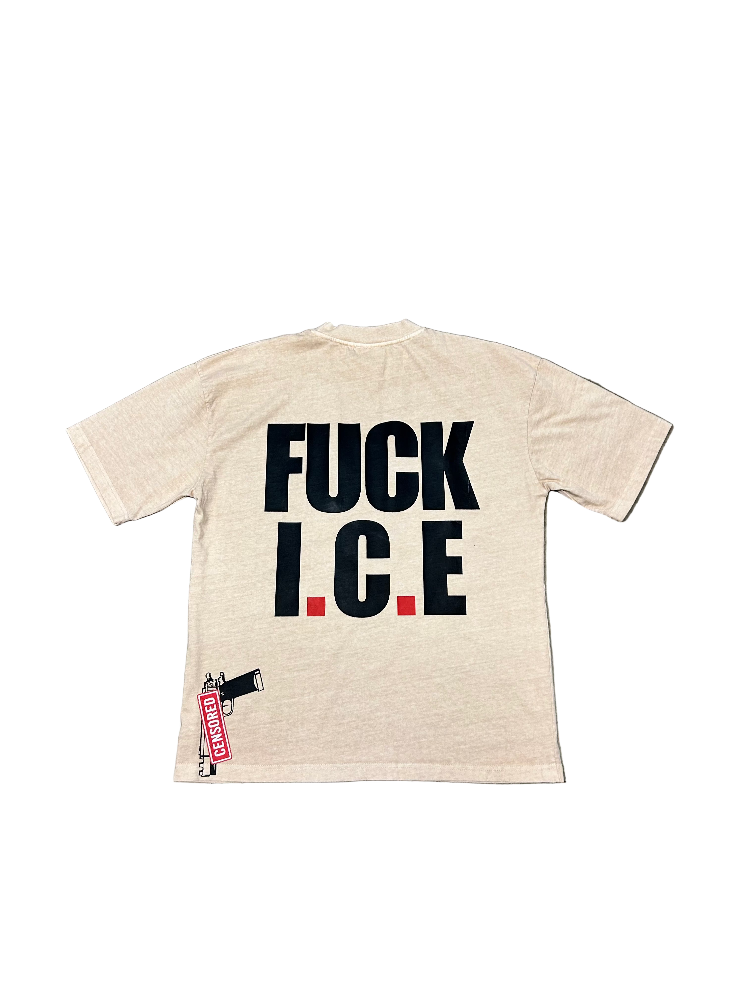 FUCK ICE HEAVY WEIGHT T-SHIRT