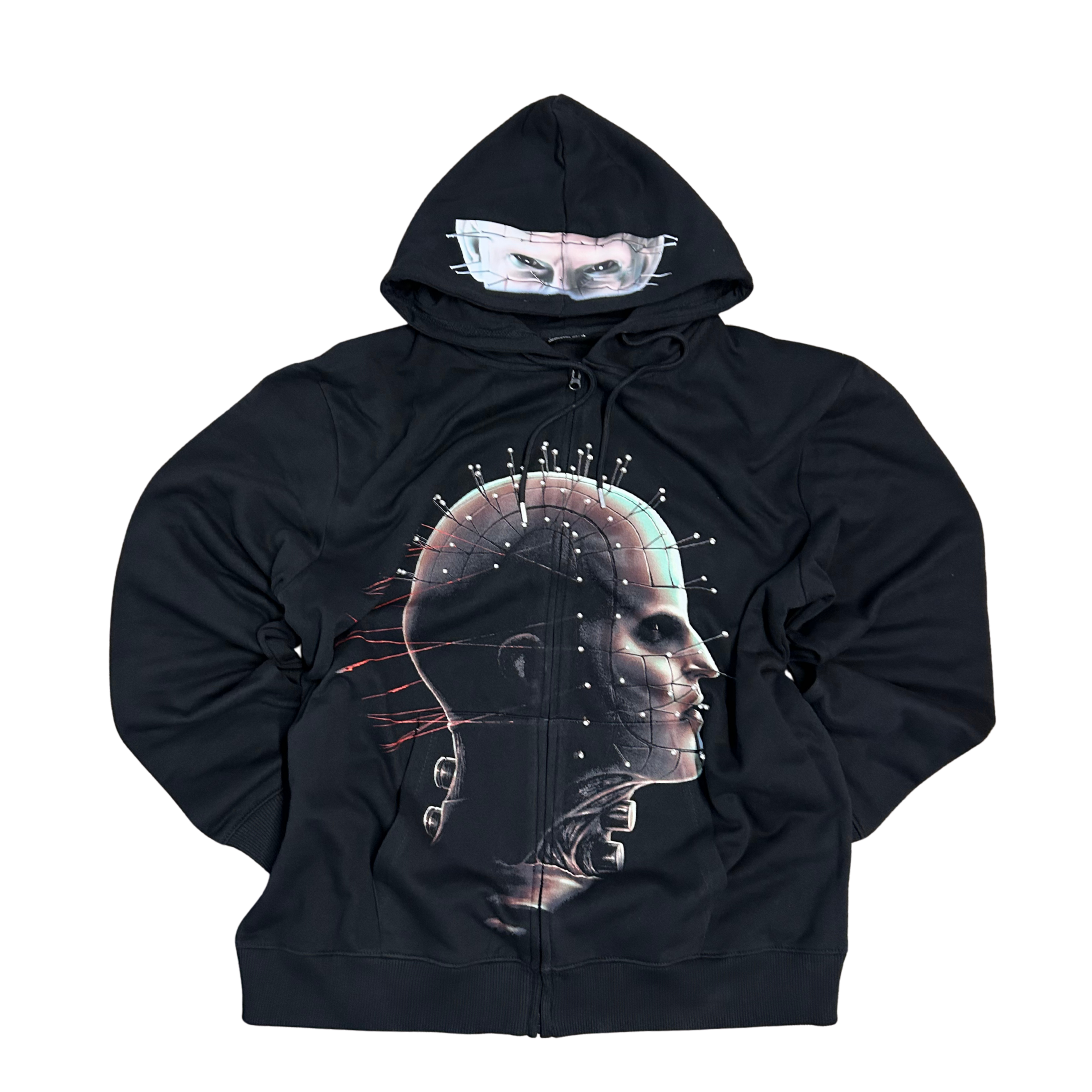 PIN HEAD custom zip up with pearls